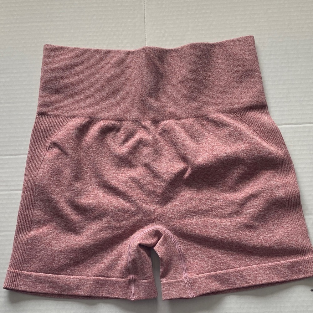 Women's Pink High-Waisted Shorts